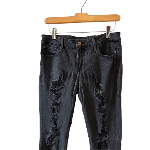 Joes Jeans Flawless The Icon Destroyed Denim jeans Black 28 - Picture 3 of 8
